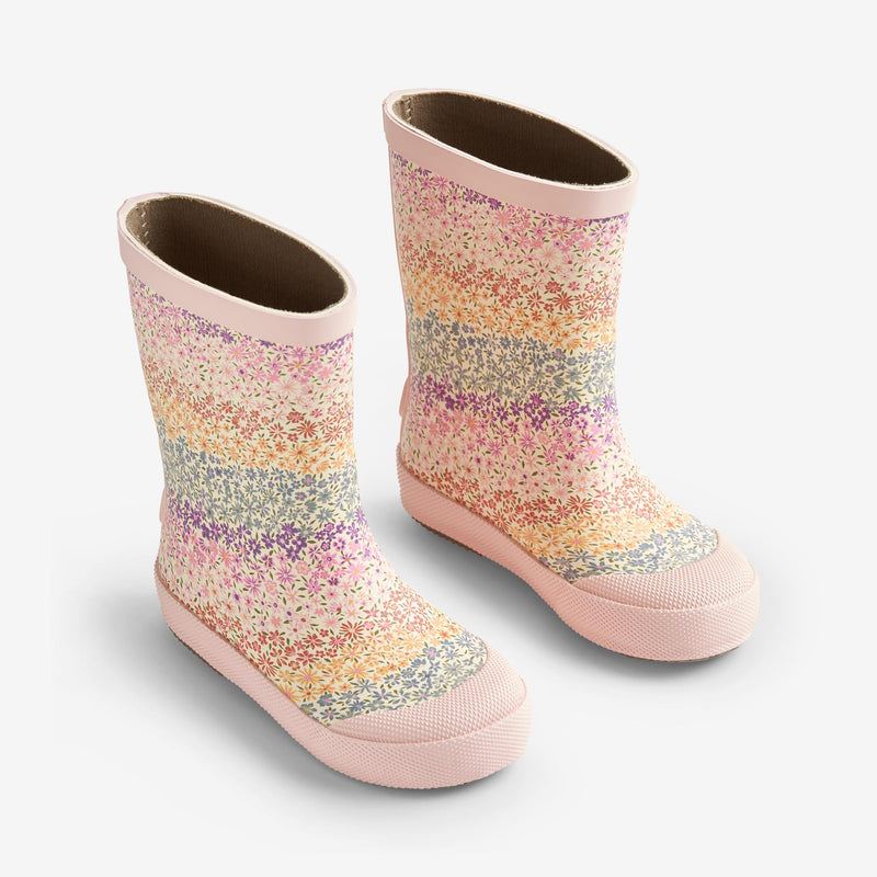 Wheat Footwear  Gummistiefel mit Druck Muddy Rubber Boots 9506 rainbow flowers