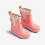 Wheat Footwear Gummistiefelnebel Rubber Boot 2115 rose checked flowers