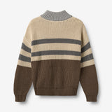 Wheat Main Half-Zip-Pullover L/S Simo Pullover 1138 dry wood