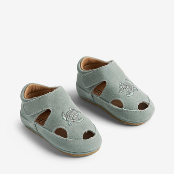 Wheat Footwear  Hausschuh-Sandale Pax Indoor Shoes 4107 aquaverde