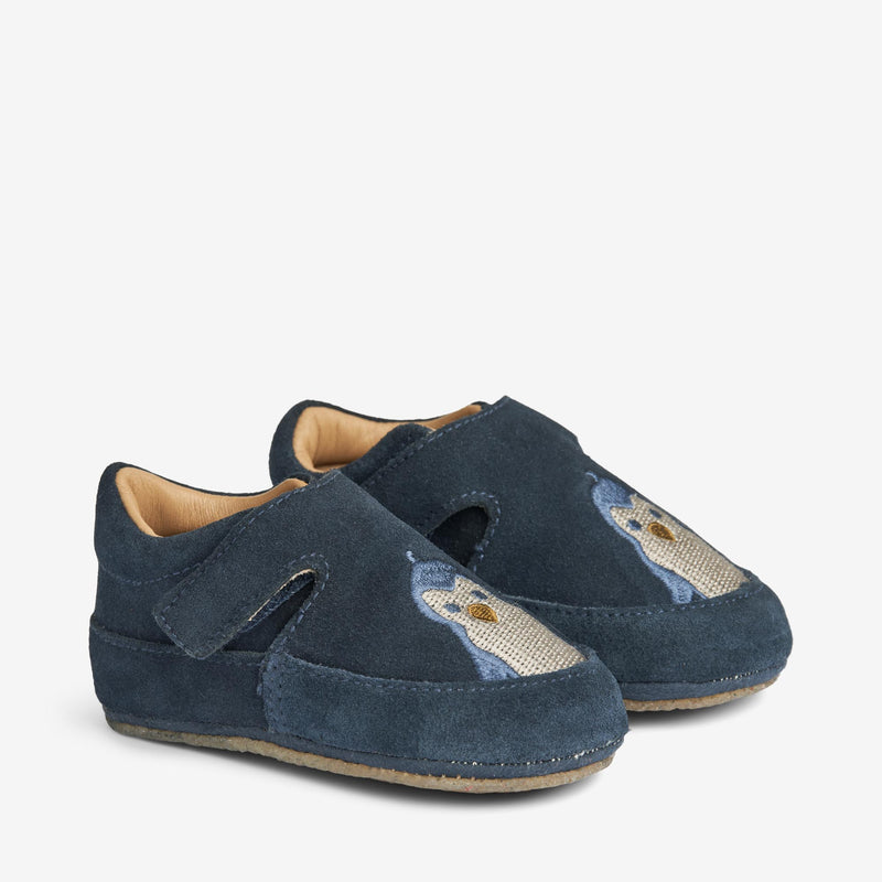 Wheat Footwear Hausschuh Pixi | Baby Indoor Shoes 1432 navy