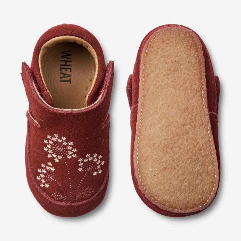 Wheat Footwear Hausschuh Pixi | Baby Indoor Shoes 2072 red