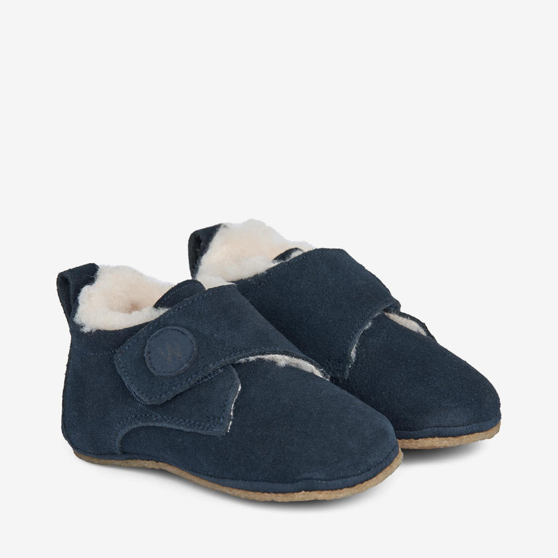 Wheat Footwear Wolle-HAUSSCHUH Taj Indoor Shoes 1432 navy