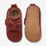 Wheat Footwear Hausschuhe Bow | Baby Indoor Shoes 2072 red