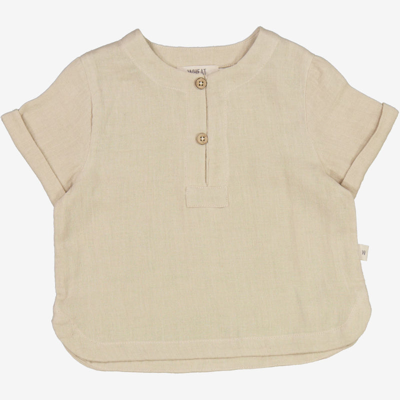 Wheat Main  Hemd Abraham | Baby Shirts and Blouses 3140 fossil