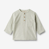 Wheat Main  Hemd Bjørk Shirts and Blouses 4109 aquablue stripe