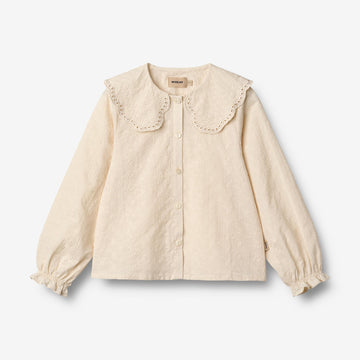 Wheat Main Hemd Flora Shirts and Blouses 3129 eggshell