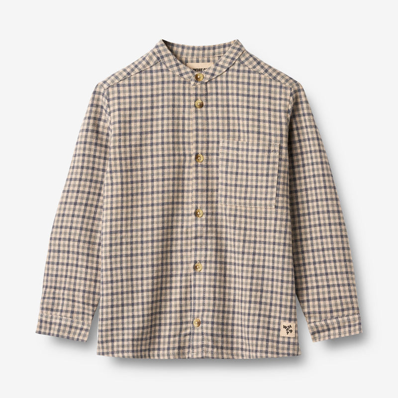 Wheat Main Hemd L/S Willum Shirts and Blouses 1306 blue check
