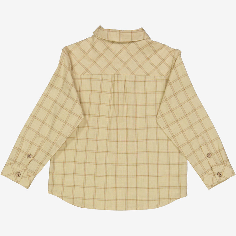 Wheat Hemd Lasse Shirts and Blouses 9108 buttermilk check