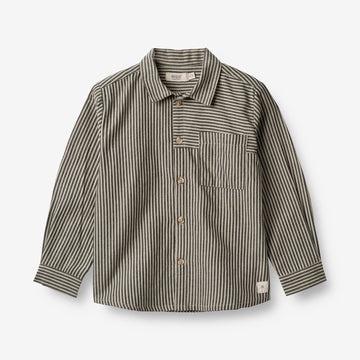 Wheat Main  Hemd Ole Shirts and Blouses 0030 black coal stripe