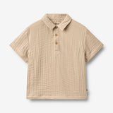 Wheat Main Hemd S/S Svend Set 3354 warm sand