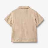 Wheat Main Hemd S/S Svend Set 3354 warm sand