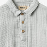 Wheat Main Hemd S/S Svend Shirt 4030 light blue