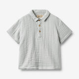Wheat Main Hemd S/S Svend Shirt 4030 light blue