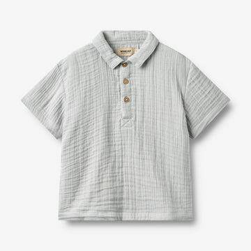 Wheat Main Hemd S/S Svend Shirt 4030 light blue