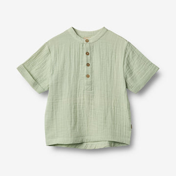 Wheat Main Hemd S/S Svend Shirt 9440 soft mint