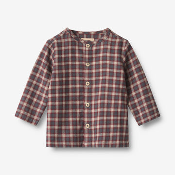 Wheat Main Hemd Shelby Shirts and Blouses 1314 blue holiday check