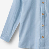 Wheat Main Hemd Willum Shirt 9633 blue chambrey