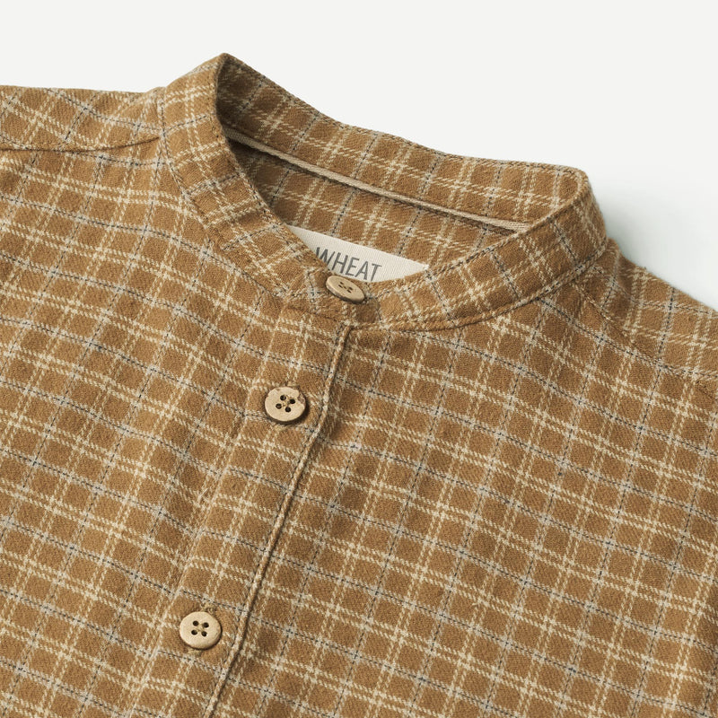 Wheat Main  Hemd Willum Shirts and Blouses 4144 green bark check