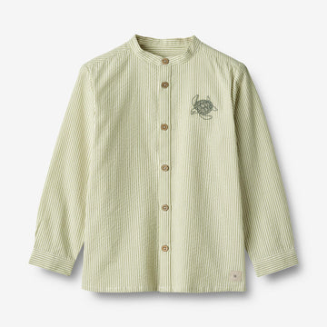 Wheat Main  Hemd mit Stickerei Willum Shirts and Blouses 4142 green stripe