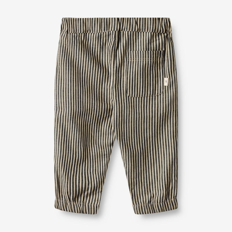 Wheat Main  Hose Andy | Baby Trousers 0030 black coal stripe