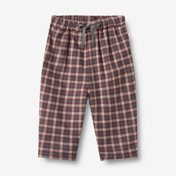 Wheat Main Hose Arne Trousers 1314 blue holiday check