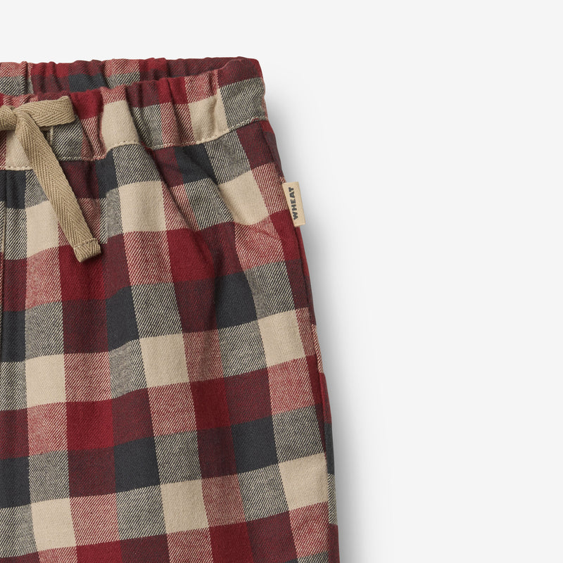 Wheat Main Hose Arne Trousers 9588 red blue check