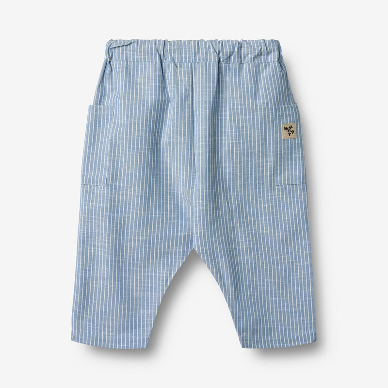 Wheat Main Hose Arne Trousers 1048 blue stripe