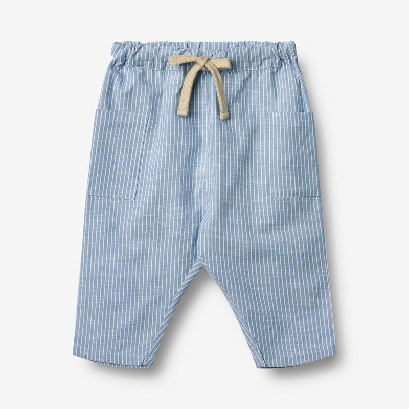 Wheat Main Hose Arne Trousers 1048 blue stripe