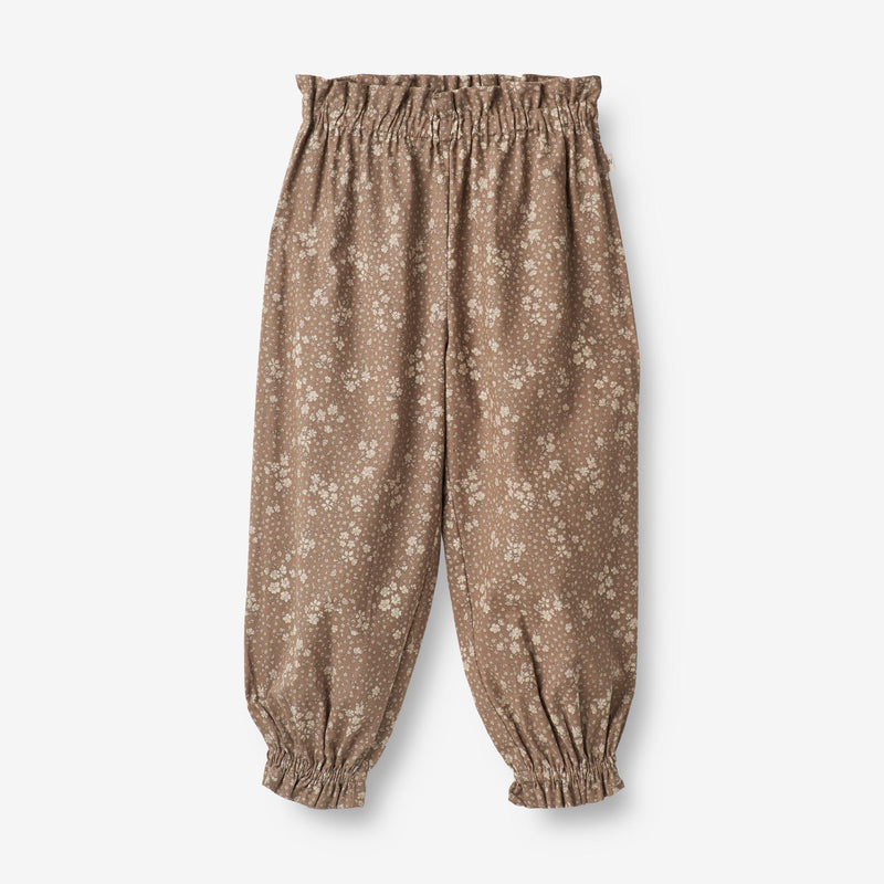 Wheat Main  Hose Polly Trousers 9502 cocoa brown flowers