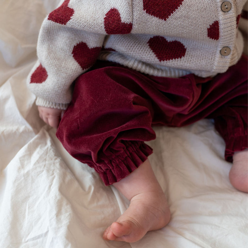 Wheat Main Hose Polly Trousers 9590 ruby red