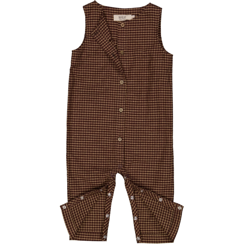 Wheat Main Hosenanzug Pil Suit 2752 maroon check