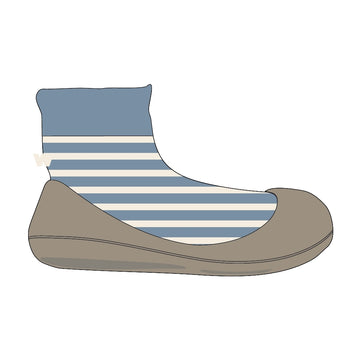 Wheat SMU Indoor Shoe Lucca Indoor Shoes 9642 faded denim stripe