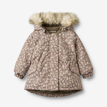 Wheat Outerwear Jacke Mathilde Jacket 9676 dry wood snow flowers
