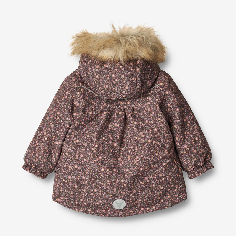 Wheat Outerwear Jacke Mathilde Tech | Baby Jackets 3121 eggplant buttercups