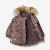 Wheat Outerwear Jacke Mathilde Tech | Baby Jackets 3121 eggplant buttercups