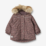 Wheat Outerwear Jacke Mathilde Tech | Baby Jackets 3121 eggplant buttercups