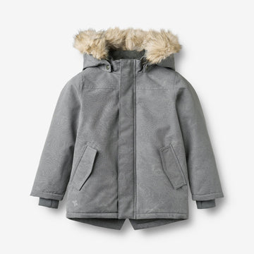 Wheat Outerwear Jacket Kasper Jacket 9733 reflective elevation map