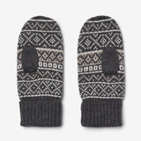 Wheat Outerwear Jacquard-Handschuhe Haansi Accessory 0053 charcoal