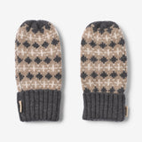 Wheat Outerwear Jacquard-Handschuhe Haansi Accessory 0064 charcoal melange