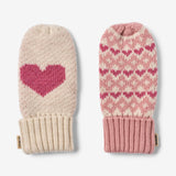 Wheat Outerwear Jacquard-Handschuhe Haansi Accessory 2026 rose