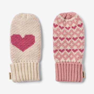 Wheat Outerwear Jacquard-Handschuhe Haansi Accessory 2026 rose