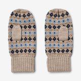 Wheat Outerwear Jacquard-Handschuhe Haansi Accessory 9574 warm sand melange