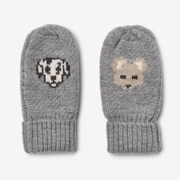 Wheat Outerwear Jacquard-Handschuhe Towsi Accessory 9595 flint melange