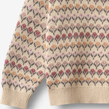 Wheat Main Jacquard-Pullover Harlow Pullover 3191 offwhite