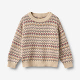 Wheat Main Jacquard-Pullover Harlow Pullover 3191 offwhite