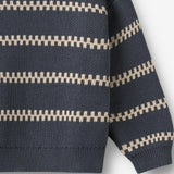 Wheat Main Jacquard-Pullover Harlow Pullover 1292 greyblue