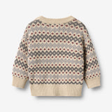 Wheat Main Jacquard-Pullover Harlow Pullover 9624 flint