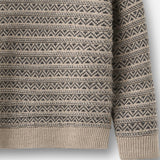 Wheat Main Jacquard-Pullover Jens Pullover 9574 warm sand melange