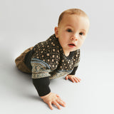 Wheat Main Jacquard-Pullover Julius Pullover 1432 navy